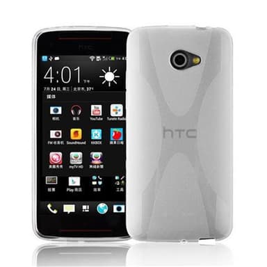 HTC BUTTERFLY S Skal Fodral Case (Transparent)