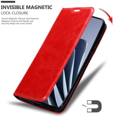 OnePlus 10 PRO 5G Skal Fodral Case (Röd)