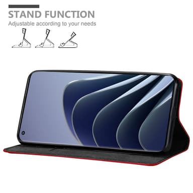 OnePlus 10 PRO 5G Skal Fodral Case (Röd)