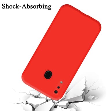 Samsung Galaxy A20 / A30 / M10s Skal Fodral Case (Röd)