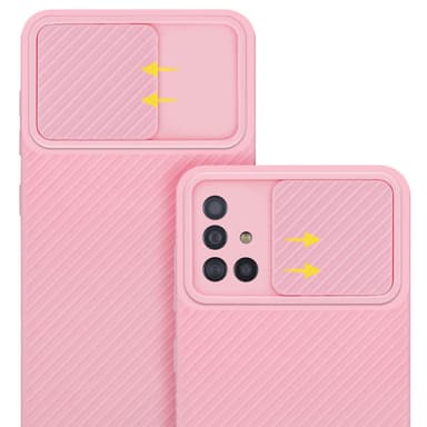 Skal Samsung Galaxy A51 4G / M40s Fodral Case (Rosa)