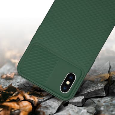 Skal iPhone XS MAX Fodral Case (Grön)