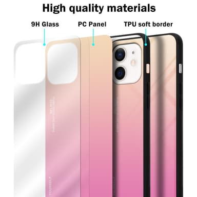 iPhone 12 MINI Skal Fodral Case (Svart)