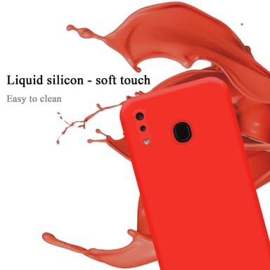 Samsung Galaxy A20 / A30 / M10s Skal Fodral Case (Röd)
