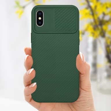 Skal iPhone XS MAX Fodral Case (Grön)
