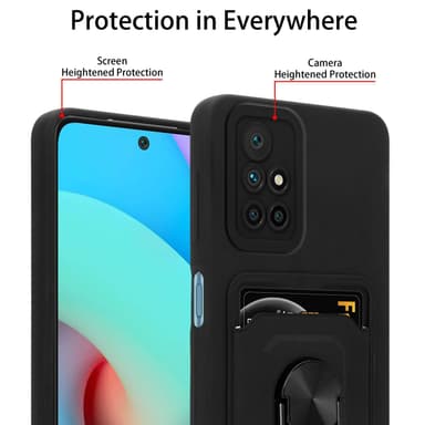 Xiaomi RedMi 10 4G Skal Fodral (Svart)