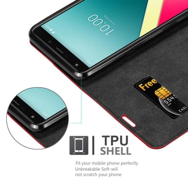 WIKO Y61 Skal Fodral Case (Röd)