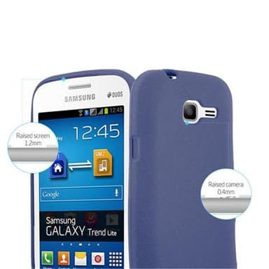 Skal Samsung Galaxy TREND LITE Fodral Case (Blå)