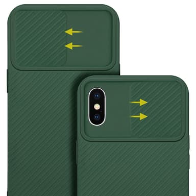 Skal iPhone XS MAX Fodral Case (Grön)