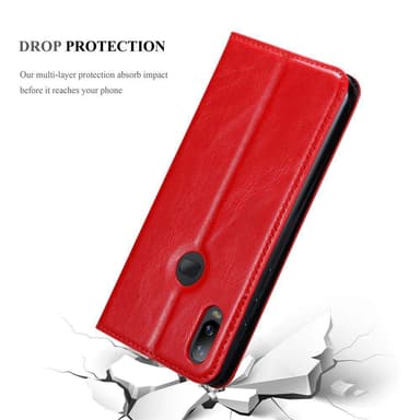 Samsung Galaxy A6s Skal Fodral Case (Röd)