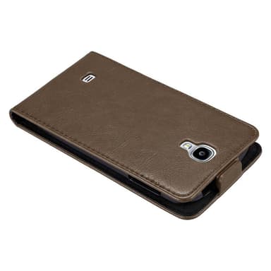 Samsung Galaxy S4 Flipfodral Skal (Brun)