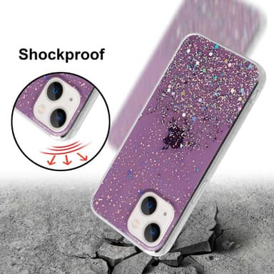 iPhone 14 Skal Fodral Case (Lila)