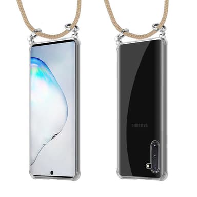 Skal Samsung Galaxy NOTE 10 Fodral Kedja (Brun)