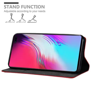 Samsung Galaxy S10 5G Skal Fodral Case (Röd)