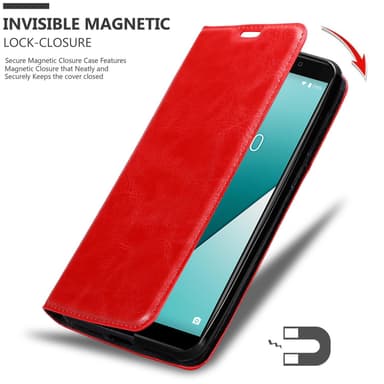 WIKO Y61 Skal Fodral Case (Röd)