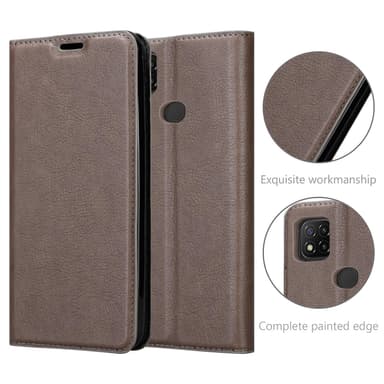 Xiaomi RedMi 9C Skal Fodral Case (Brun)