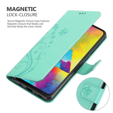 Samsung Galaxy M21 / M30s Plånboksfodral Skal (Turkos)