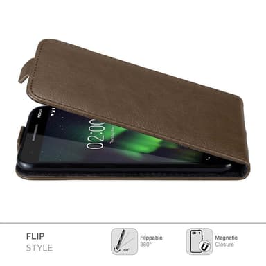 Nokia 2.1 Flipfodral Skal (Brun)