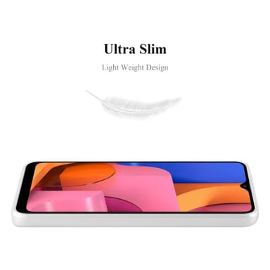 Skal Samsung Galaxy A20s Fodral Case (Silver)
