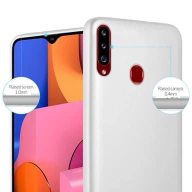 Skal Samsung Galaxy A20s Fodral Case (Silver)
