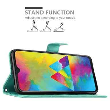 Samsung Galaxy M21 / M30s Plånboksfodral Skal (Turkos)
