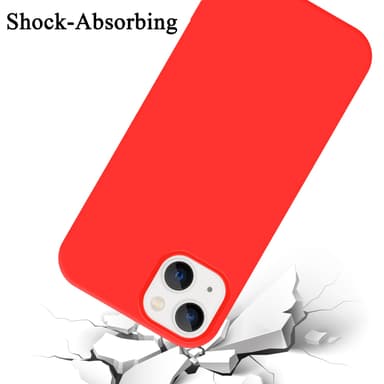 iPhone 14 PLUS Skal Fodral Case (Röd)
