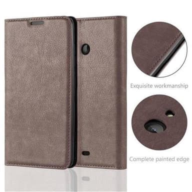 Nokia Lumia 540 Skal Fodral Case (Brun)