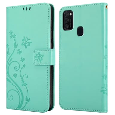 Samsung Galaxy M21 / M30s Plånboksfodral Skal (Turkos)