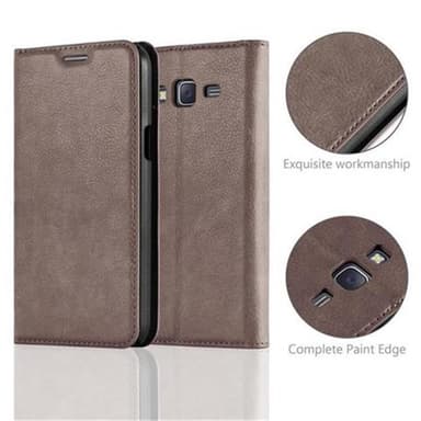 Samsung Galaxy J5 2015 Skal Fodral Case (Brun)