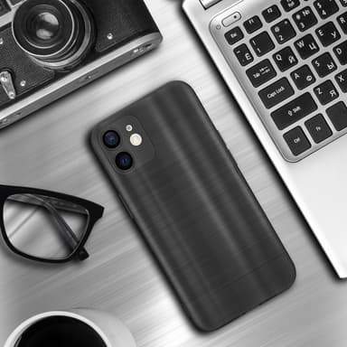 iPhone 12 MINI Skal Fodral Case (Svwart)