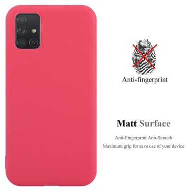 Skal Samsung Galaxy A51 4G / M40s Fodral Case (Röd)