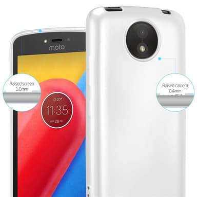 Skal Motorola MOTO C PLUS Fodral Case (Silver)