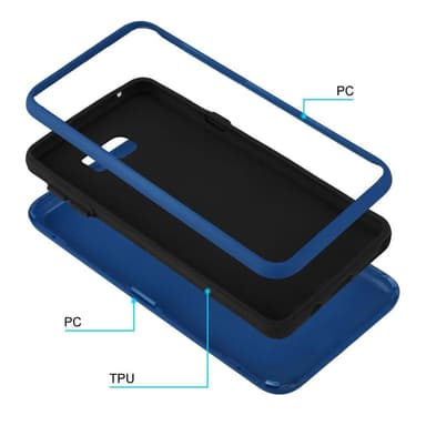 Samsung Galaxy NOTE 5 Skal Fodral Case (Blå)