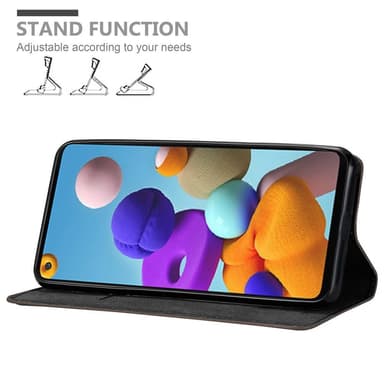Samsung Galaxy A21s Skal Fodral Case (Brun)