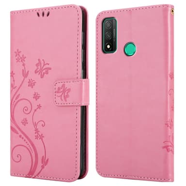 Huawei P SMART 2020 Plånboksfodral Skal (Rosa)