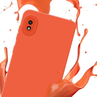 Samsung Galaxy A10 Skal Fodral Case (Orange)