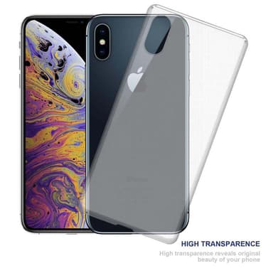 iPhone XS MAX Skal Fodral Case (Transparent)