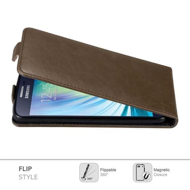 Samsung Galaxy A5 2015 Flipfodral Skal (Brun)