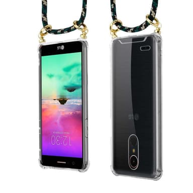 LG K10 2017 Skal Fodral Kedja (Brun)