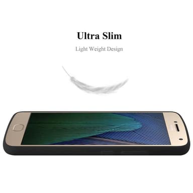 Skal Motorola MOTO G5 PLUS Fodral Case (Svart)
