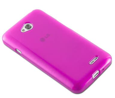 LG L70 (1. SIM) Skal Fodral Case (Rosa)