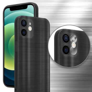 iPhone 12 MINI Skal Fodral Case (Svwart)