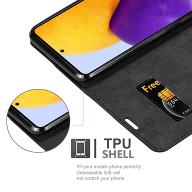 Samsung Galaxy A73 5G Skal Fodral Case (Svart)