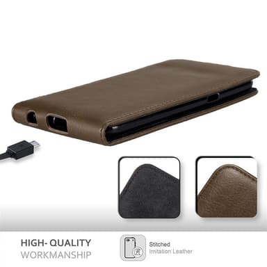 LG X POWER Flipfodral Skal (Brun)