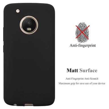 Skal Motorola MOTO G5 PLUS Fodral Case (Svart)