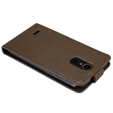 LG K10 2017 Flipfodral Skal (Brun)