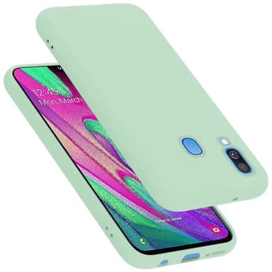 Samsung Galaxy A40 Skal Fodral Case (Grön)