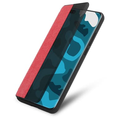 Huawei P40 Plånboksfodral Skal (Röd)