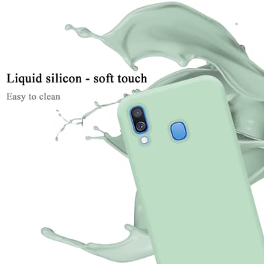 Samsung Galaxy A40 Skal Fodral Case (Grön)