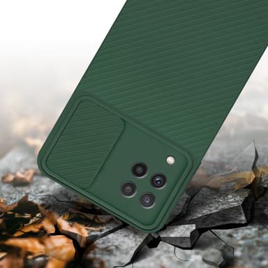Skal Samsung Galaxy A22 4G Fodral Case (Grön)